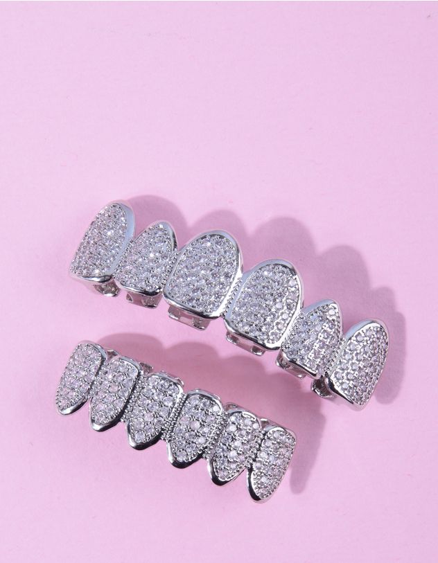 Грілзи на зуби зі стразами | 265452-05-XX - A-SHOP