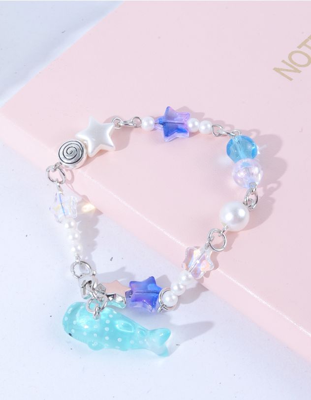 Браслет на руку з перлинами та зірками | 262505-18-XX - A-SHOP