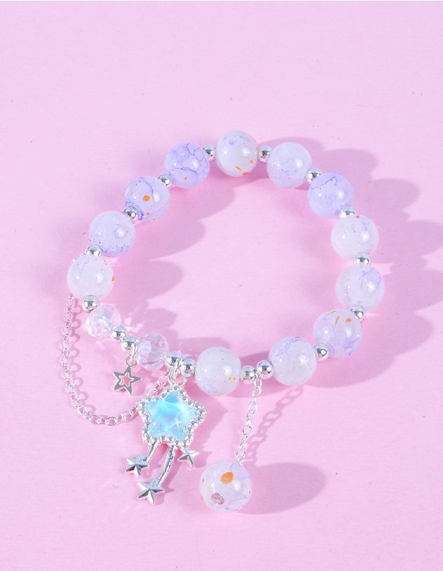Браслет на руку із намистин з зірками | 264673-35-XX - A-SHOP