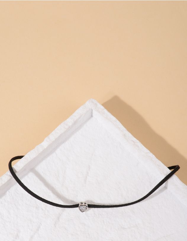 Чокер  на шию з серцем | 258680-07-XX - A-SHOP