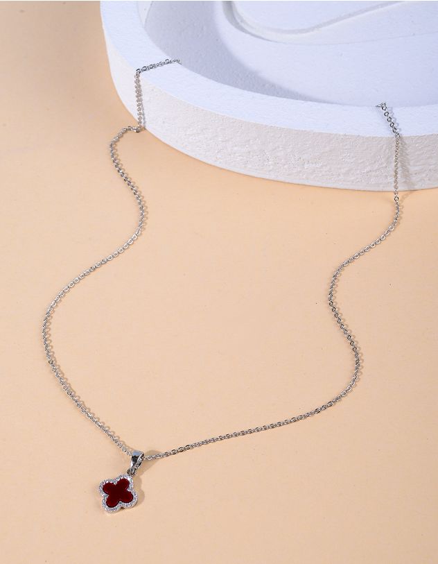 Підвіска на шию з кулоном у вигляді конюшини | 259942-60-XX - A-SHOP