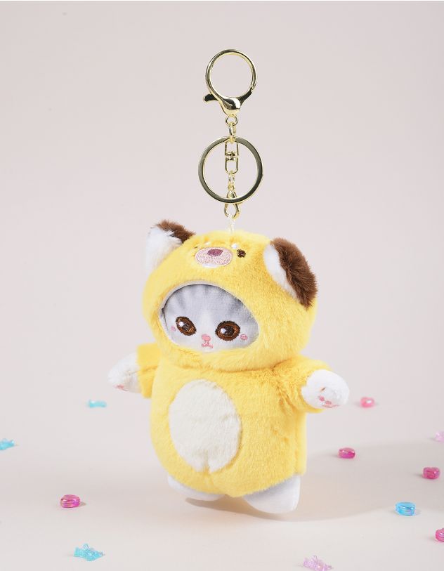 Брелок на сумку у вигляді котика у костюмі | 263513-19-XX - A-SHOP