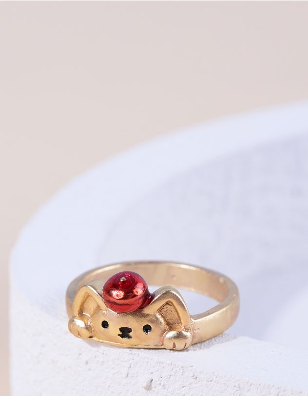 Кільце у вигляді котика | 265134-55-36 - A-SHOP