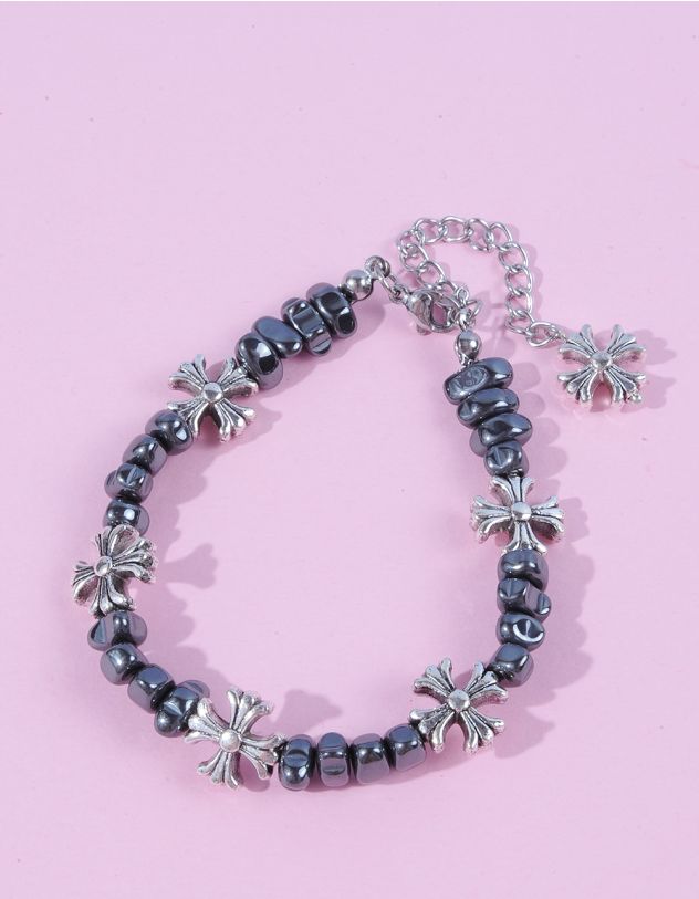 Браслет на руку з хрестами | 263006-07-XX - A-SHOP