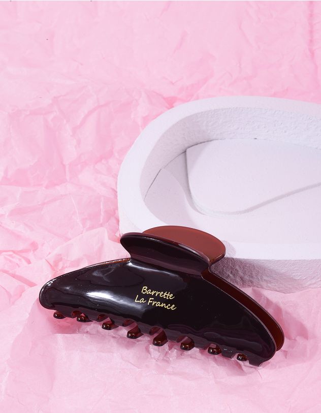 Шпилька для волосся крабік з написом | 253360-33-XX - A-SHOP