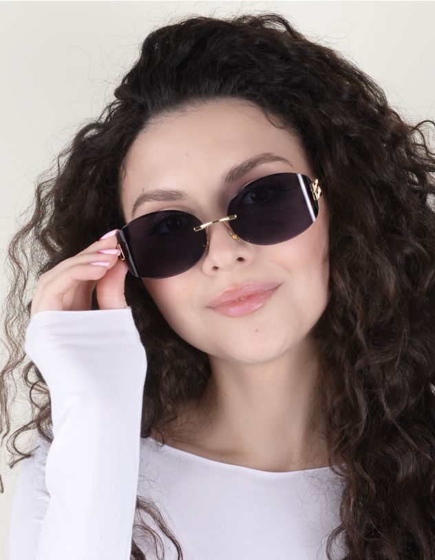 Окуляри сонцезахисні з тонкими дужками | 263965-09-XX - A-SHOP