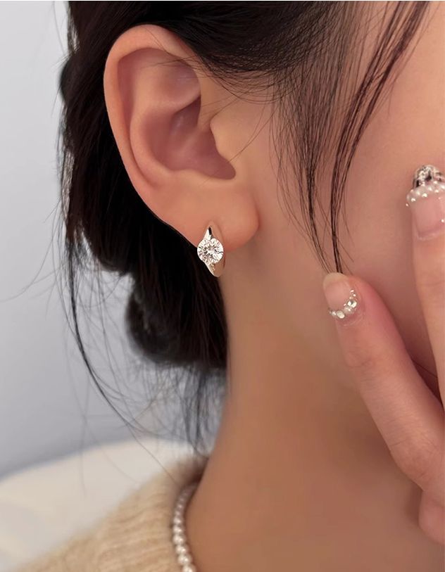 Сережки з кристалом | 265295-05-XX - A-SHOP