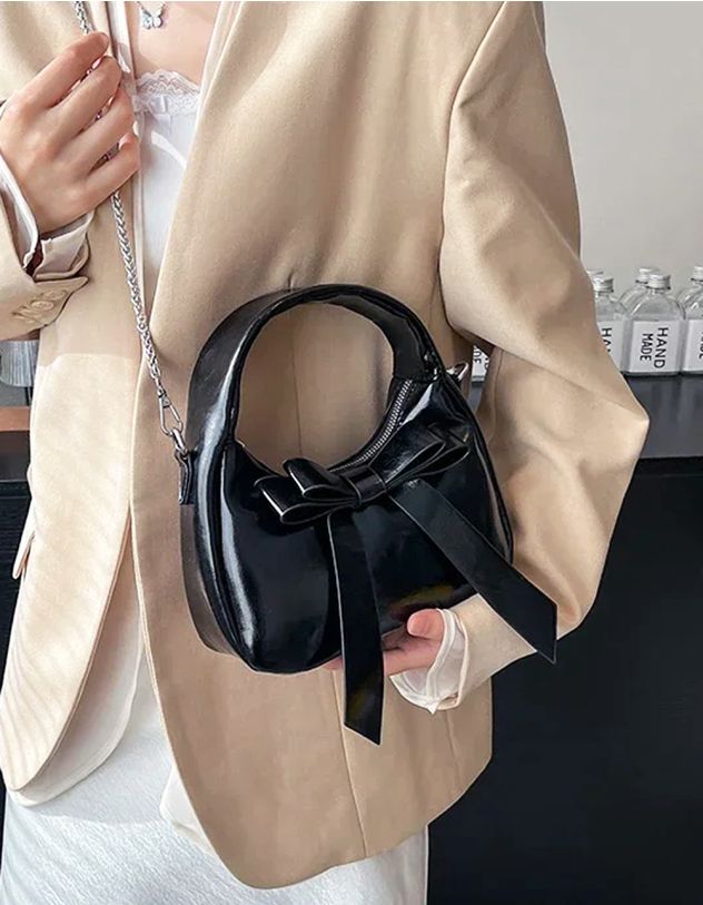 Сумка на ланцюжку з бантом | 264232-02-XX - A-SHOP