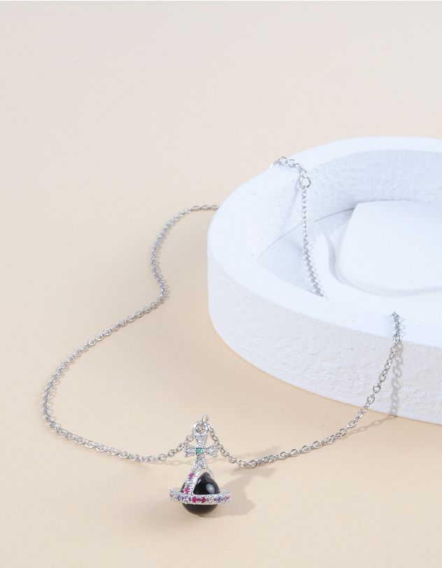 Підвіска на шию з кулоном у вигляді Сатурна | 262921-07-XX - A-SHOP