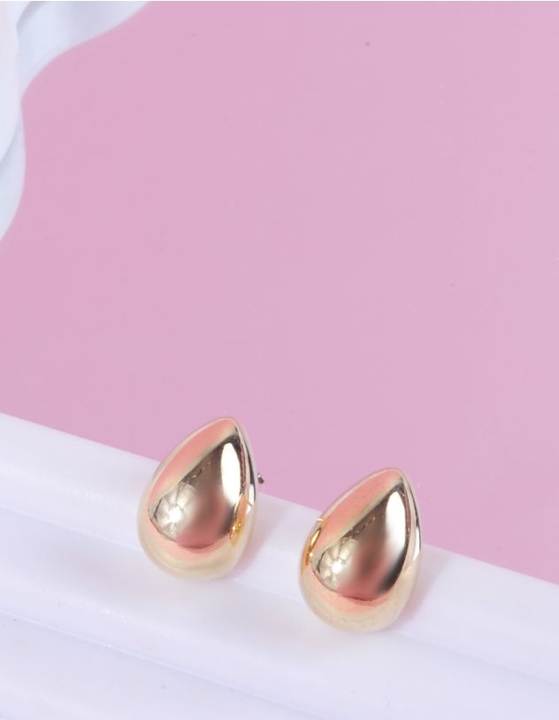 Сережки з глянцевим покриттям | 261975-04-XX - A-SHOP