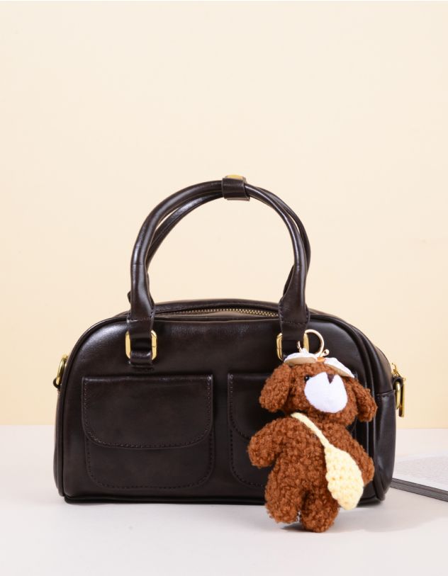 Сумка кросс боді з брелоком у вигляді песика | 265699-33-XX - A-SHOP