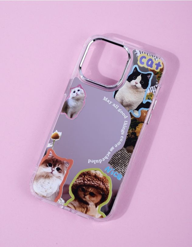 Чохол на телефон  iphone з принтом котика | 266364-21-75 - A-SHOP