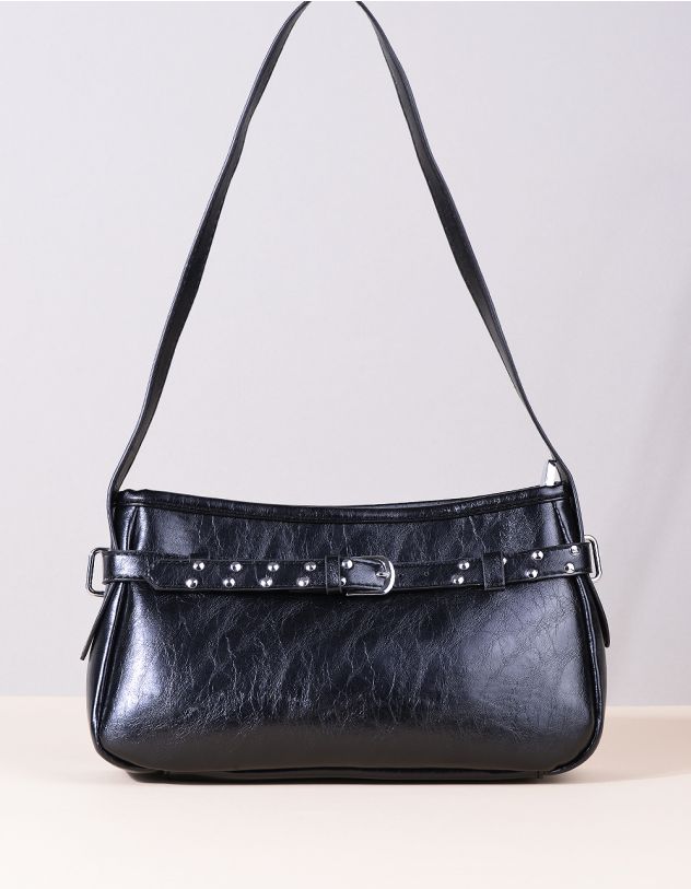 Сумка  на плече з фурнітурою | 264371-02-XX - A-SHOP