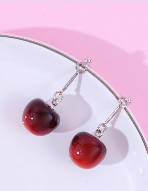 Сережки у вигляді вишень | 260747-60-XX - A-SHOP