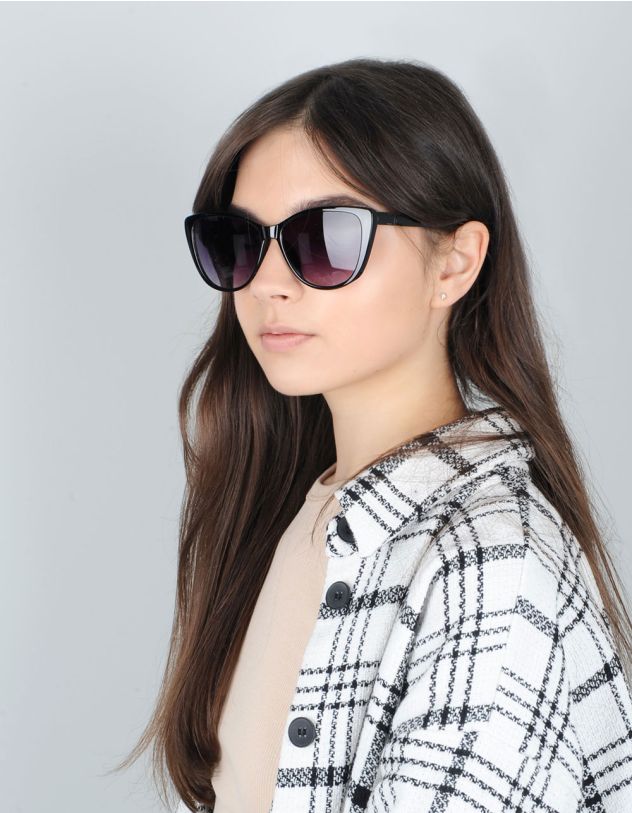 Окуляри сонцезахисні cat eye | 250286-28-XX - A-SHOP