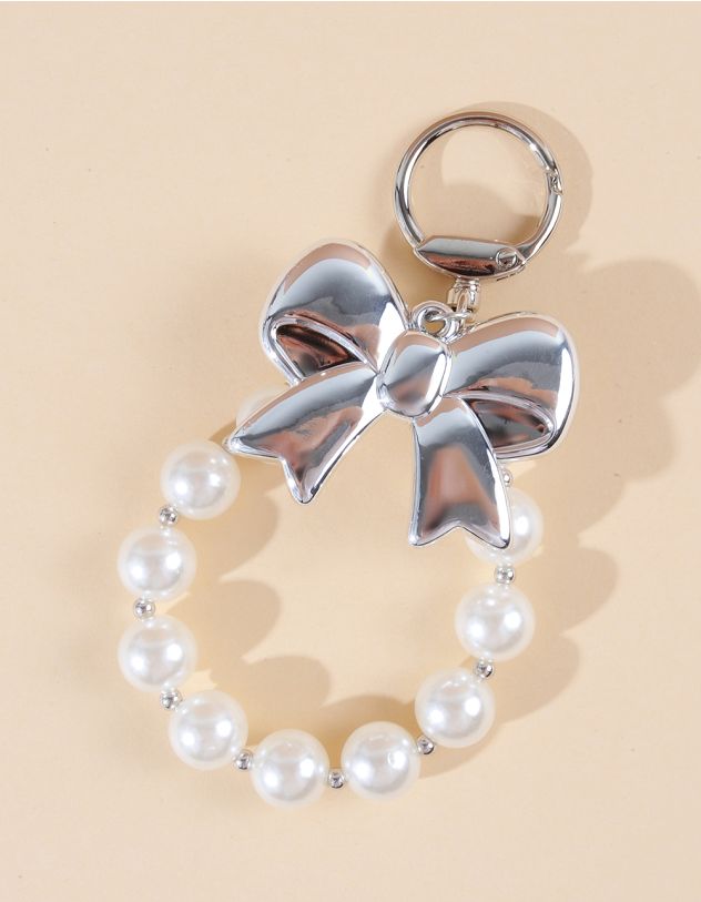 Брелок із перлин з бантом | 264210-05-XX - A-SHOP