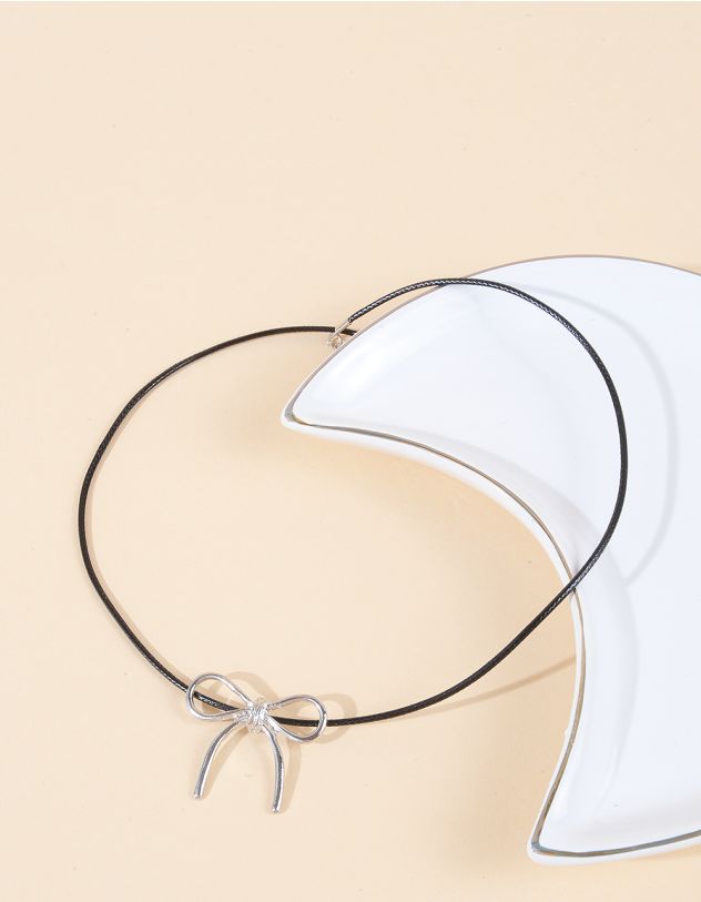 Чокер  на шию з бантом | 264222-07-XX - A-SHOP