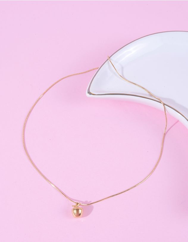 Підвіска на шию з кулоном у вигляді яблука | 263662-04-XX - A-SHOP