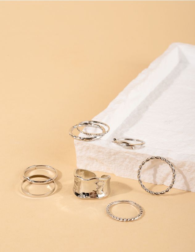 Кільця у наборі плетені | 259392-05-XX - A-SHOP
