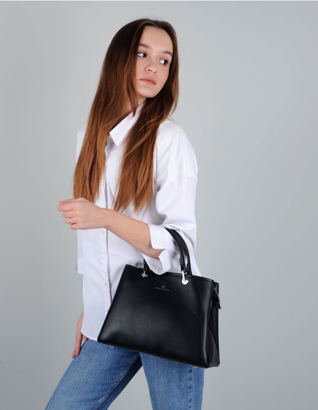 Сумка класика жіноча з трьома відділами | 256119-02-XX - A-SHOP