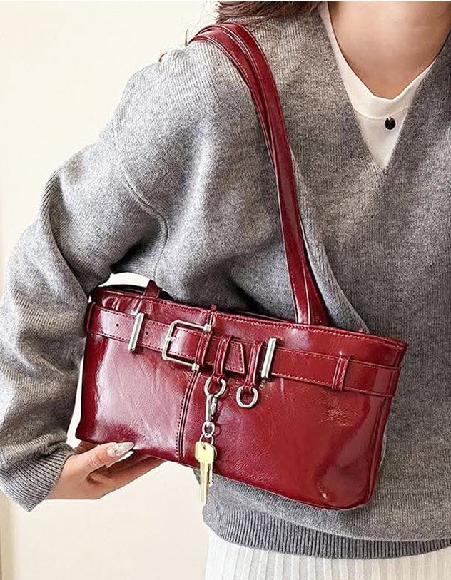 Сумка на плече з брелоком у вигляді ключів | 265728-27-XX - A-SHOP