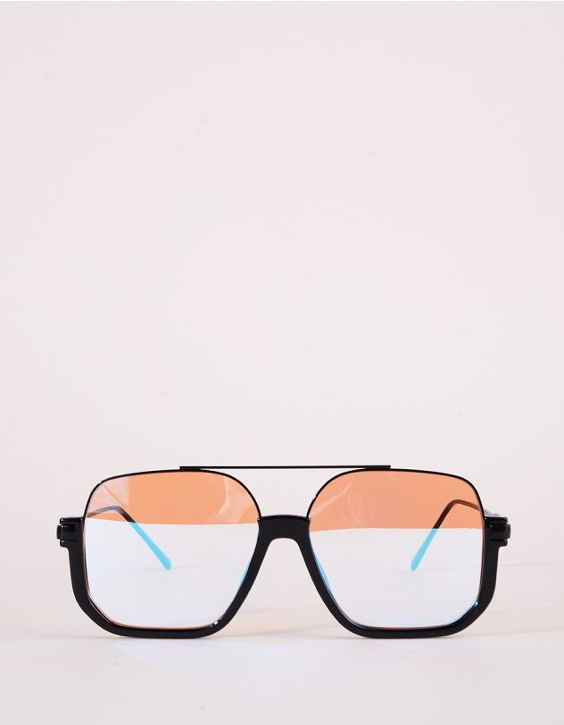 Окуляри oversize квадратні з тонкими дужками | 268457-26-XX - A-SHOP
