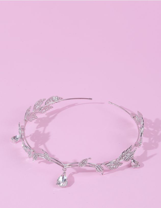 Діадема у вигляді вінка у стразах | 260596-05-XX - A-SHOP