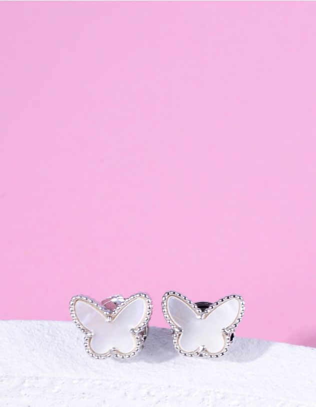 Сережки пусети у вигляді метелика | 263396-05-XX - A-SHOP