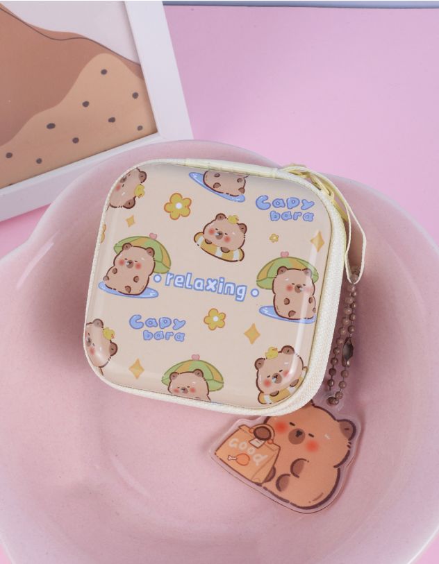 Монетниця з брелоком у вигляді капібари | 264000-22-XX - A-SHOP