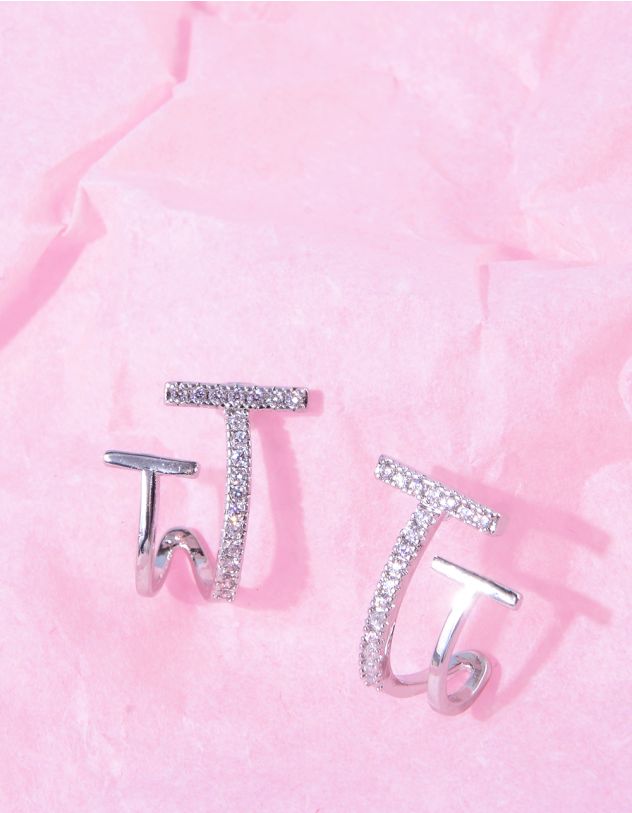 Сережки зі стразами | 265240-05-XX - A-SHOP