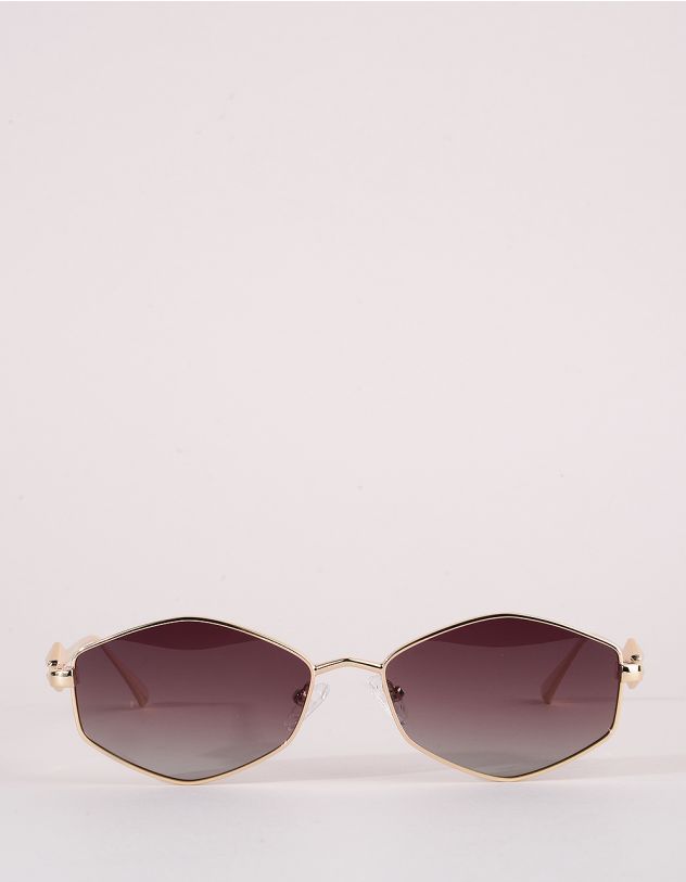 Окуляри від сонця шестикутники | 268568-12-XX - A-SHOP