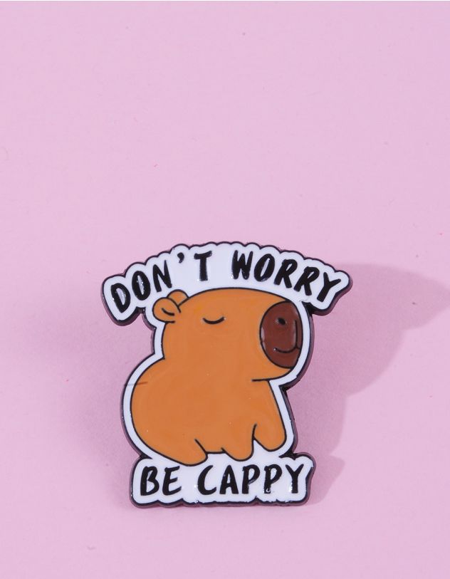 Брошка у вигляді капібари | 261747-12-XX - A-SHOP