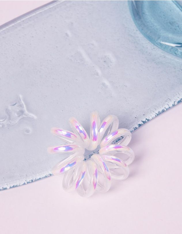 Резинка для волосся пружинка голографічна | 241701-01-XX - A-SHOP