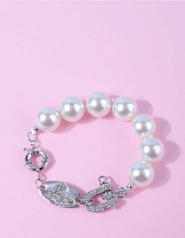 Браслет на руку із перлин х зображенням Сатурна | 262929-05-XX - A-SHOP