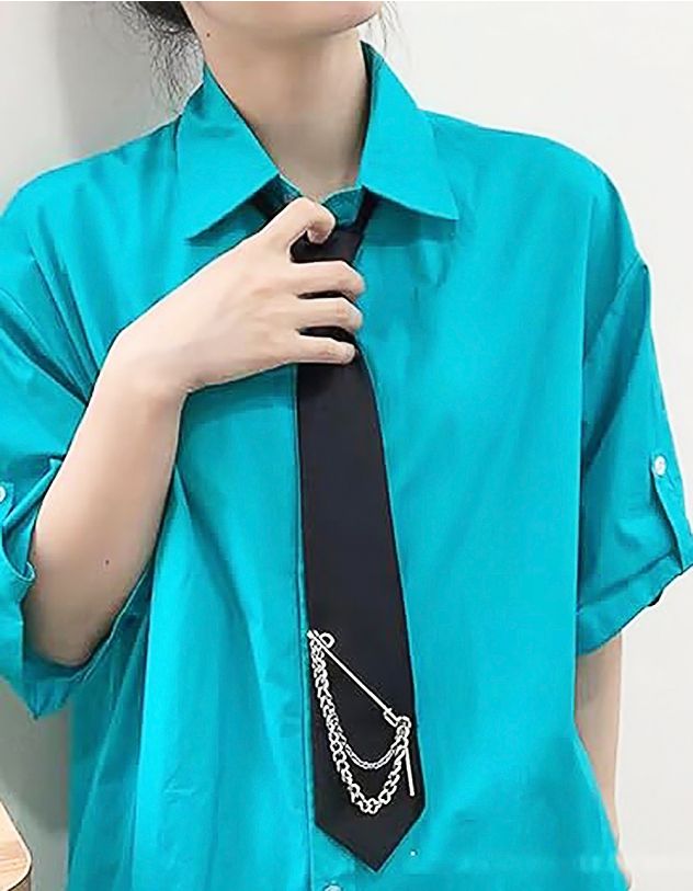 Краватка з ланцюжками на булавці | 264596-02-XX - A-SHOP