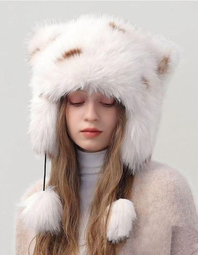 Звірошапка хутряна з вушками | 267519-01-XX - A-SHOP