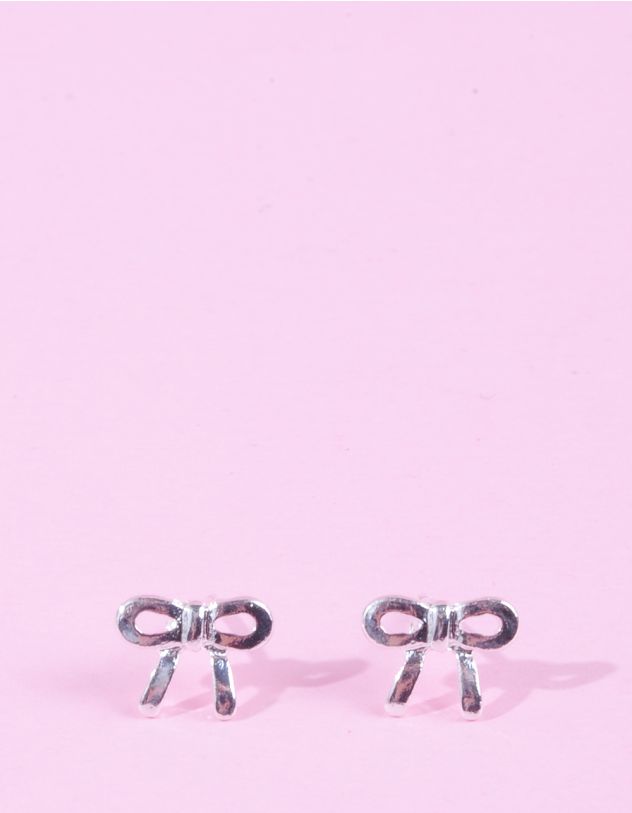 Сережки пусети у вигляді банта | 263429-05-XX - A-SHOP