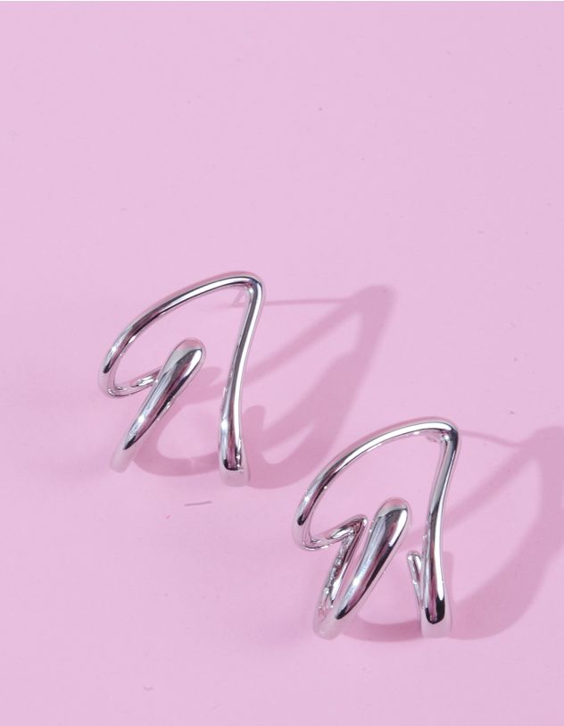 Сережки з глянцевим покриттям | 262008-05-XX - A-SHOP