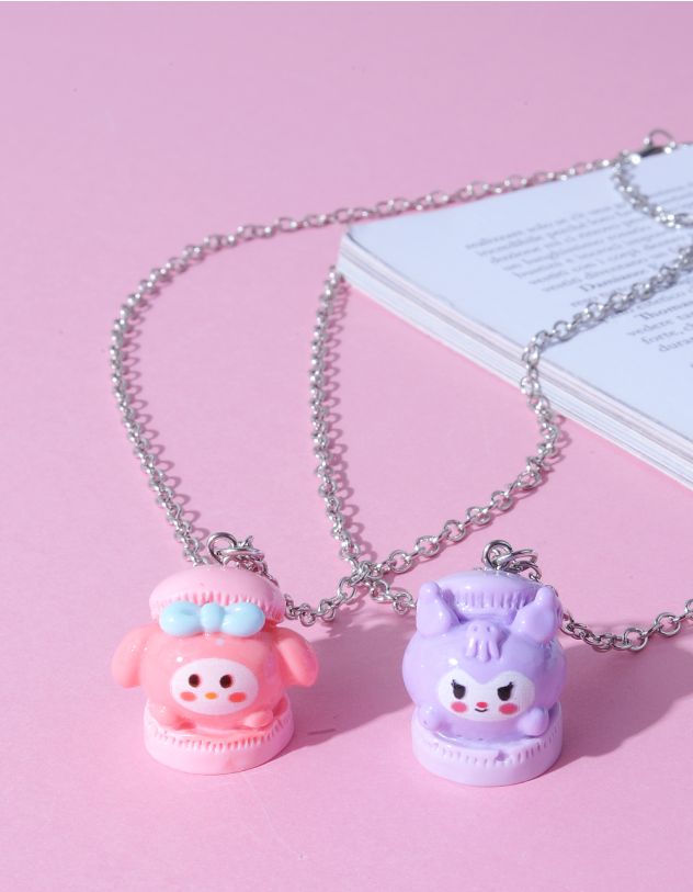 Підвіска на шию best friends з кулоном у вигляді персонажа аніме  Куромі та Мелоді | 260920-51-XX - A-SHOP