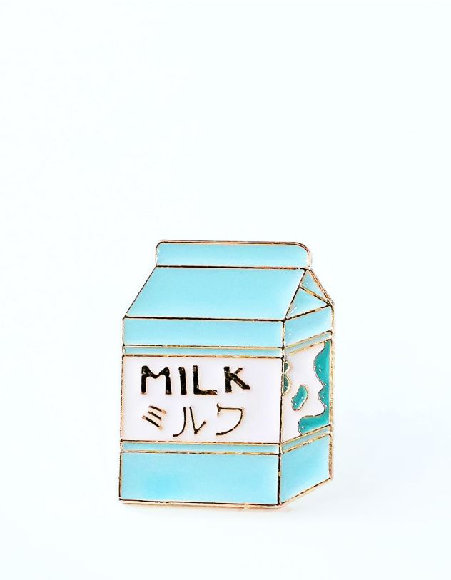 Брошка у вигляді пака з молоком | 265975-18-XX - A-SHOP