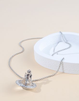 Підвіска на шию з кулоном у вигляді Сатурна | 262949-05-XX - A-SHOP