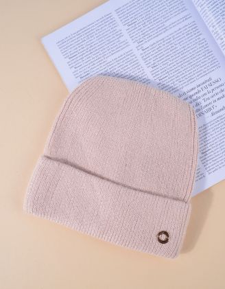 Шапка з фурнітурою на відвороті | 265501-40-XX - A-SHOP