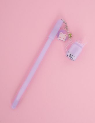 Ручка з брелоком у вигляді склянки з напоєм | 252195-03-XX - A-SHOP
