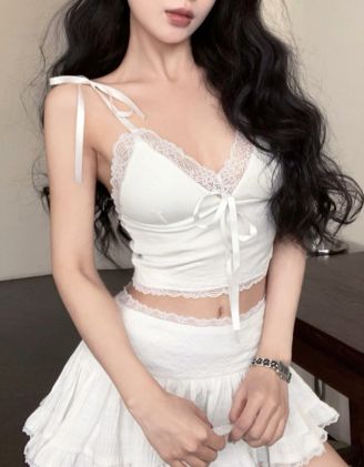 Топ з мереживом | 263739-01-02 - A-SHOP