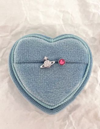 Сережки пусети у вигляді Сатурна | 261068-05-XX - A-SHOP