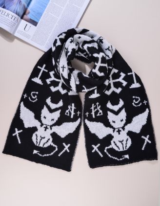 Шарф з зображенням котів - Devil Cat | 263143-02-XX - A-SHOP