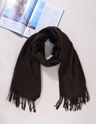 Палантин однотонний з китицями | 241857-33-XX - A-SHOP