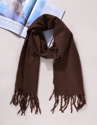 Палантин на шию з китицями | 264321-33-XX - A-SHOP