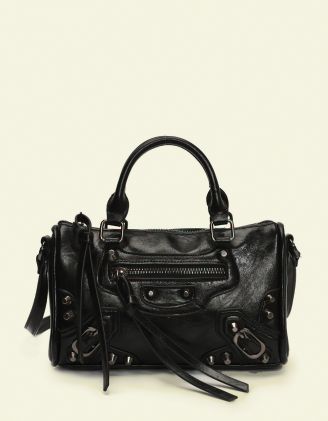 Сумка на довгому ремінці з фурнітурою | 265104-02-XX - A-SHOP