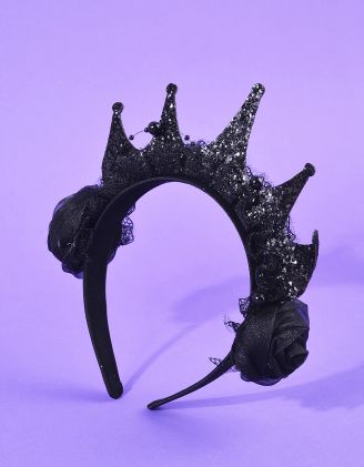 Обідок для волосся у вигляді корони з квітами | 262957-02-XX - A-SHOP